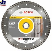 Bosch Алмазный отрезной круг Expert for Universal Turbo 180 x 22,23 x 2,4 x 12 mm 2608602577