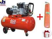 Компрессор_ECO_AE100030HD_АКЦИЯ__Шланг_полиурет._спиральный_ф_812_мм_AHU208_540_лмин,_10_атм,_поршневой,_масляный,_ресив._100_л,_380_В,_3.00_к_AE100030HDA1