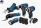 Дрель-шуруповерт аккумуляторная BOSCH GSR + GDR + GSA + GLI  (10,8 V-LI ) [0615990GE8] - фото 82980