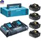Набор PSK MKP2PT184 (BL1850Bx4шт., DC18RD, кейс MAKPAC тип 2) - фото 83188