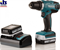 MAKITA DF347DWLE Шуруповерт + фонарь (14.4V, 2 ак *1.5Ah, 30Нм, 2 скор) - фото 83705