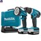 MAKITA DF347DWLE Шуруповерт + фонарь (14.4V, 2 ак *1.5Ah, 30Нм, 2 скор) - фото 83706