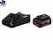 Аккумулятор GBA 18 В 1х4,0 Ah Professional (1 шт) + зарядное  GAL 18V-40 BOSCH (1600A01B9Y) - фото 88604