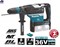 Перфоратор Makita DHR400ZKUN (SDS Max, 36В д\2-х акк 18В, 2реж, 8Дж,1450-2900у\м, AVT, AWS, Bluetooth модуль, подсветка 7.3кг, б\акк-з\у, кейс) (DHR 400 ZKUN)