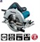 Циркулярная пила MAKITA HS 7600 в кор. (1200 Вт, 185х30 мм, до 64 мм)  - фото 89105