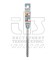 Бур по бетону SDS-Plus-5X 10x100x160 мм BOSCH (2608833798) - фото 91996