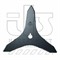 Нож к триммеру 3-зуба 255*25,4 мм к RBC411U / EBH341U / EM4351UH / EM3400U / EM4350RH / DUR369L / D, MAKITA - фото 93083