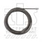Троссик для прочистной машины 6мм x 7.6м spiral, bulb auger + барабан
